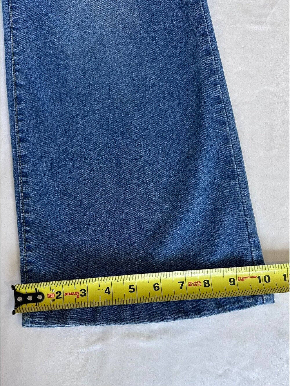 Flamingals Size Medium High Rise Wide Leg Stretch Jeans Medium Wash - Picture 6 of 10